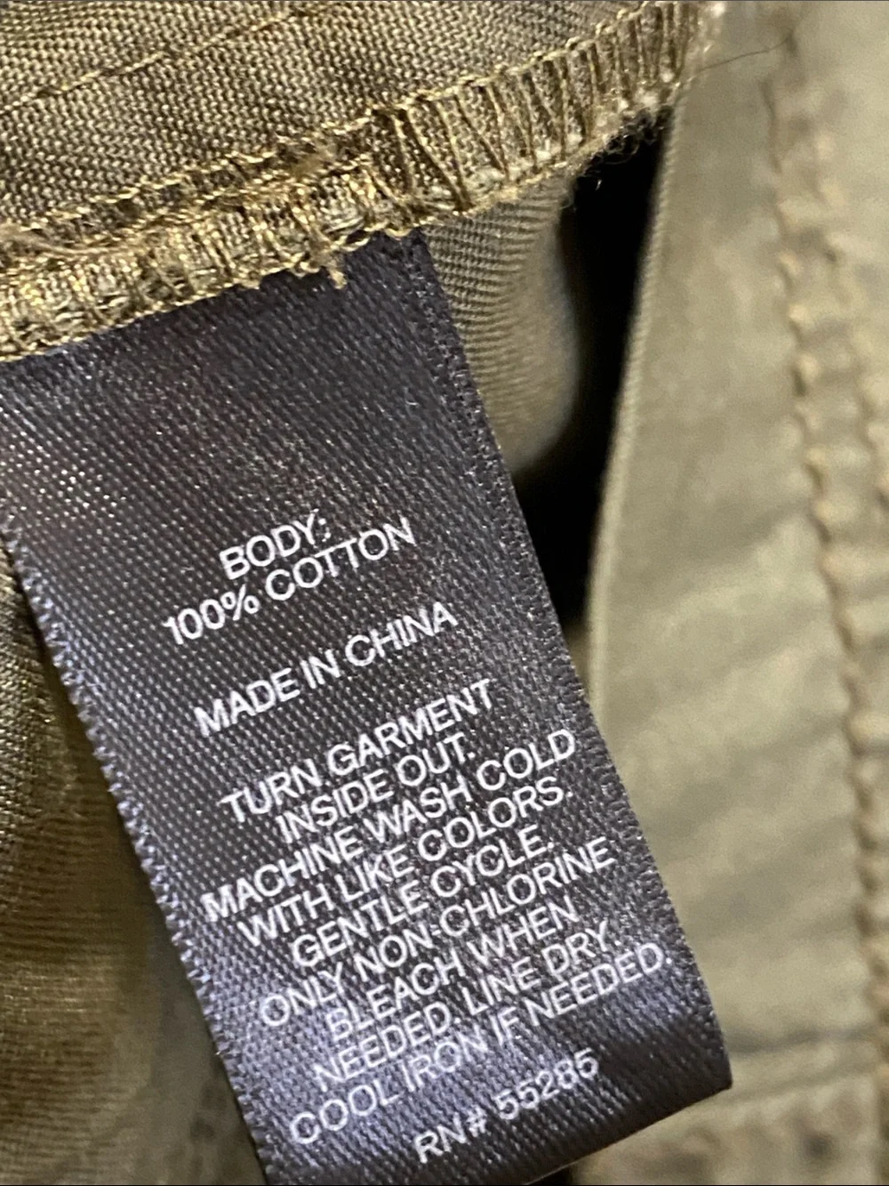Express Olive Green Military Field Jacket Sz M